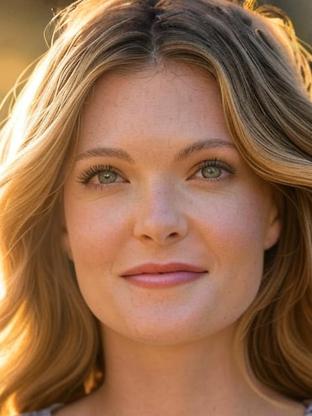 Meghann Fahy — celebrity look-alike to Morfydd Clark