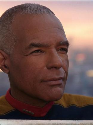 Michael Dorn — celebrity look-alike to Robert Picardo