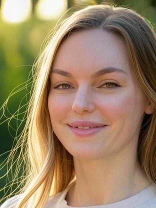 Michelle Mylett — celebrity look-alike to Rainey Qualley