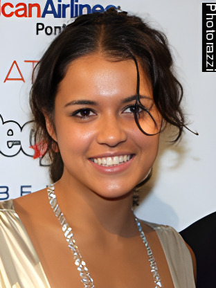 Michelle Rodriguez — celebrity look-alike to Rosie Perez