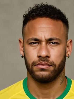 Neymar — celebrity look-alike to Rudy Youngblood