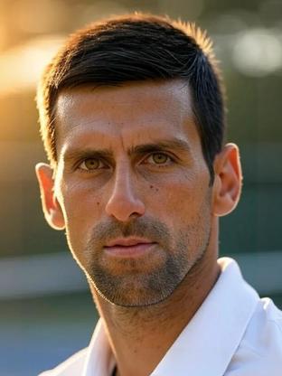 Novak Djokovic — celebrity look-alike to Robert Maillet
