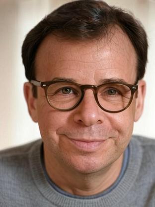 Rick Moranis — celebrity look-alike to Stephen Colbert
