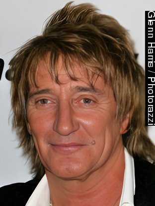 Rod Stewart — celebrity look-alike to Bill Pullman