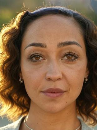Ruth Negga — celebrity look-alike to Maitreyi Ramakrishnan