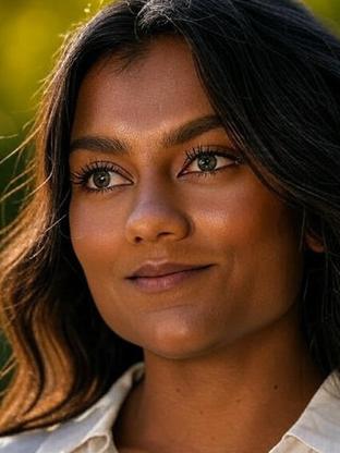 Simone Ashley — celebrity look-alike to Shalom Brune-Franklin