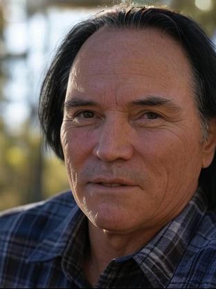 Sonny Landham — celebrity look-alike to Jack Palance