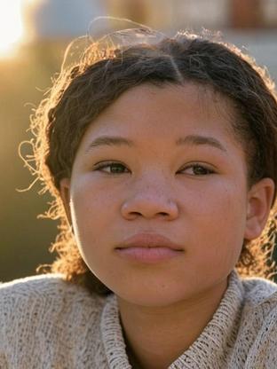 Storm Reid — celebrity look-alike to Alexandra Shipp
