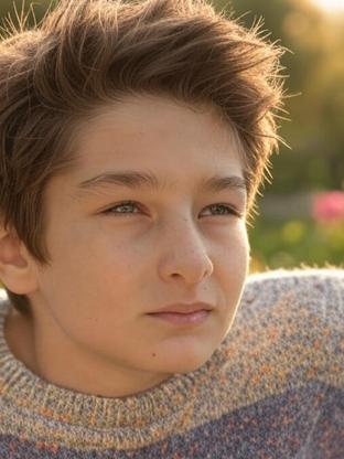 Sunny Suljic — celebrity look-alike to David Mazouz