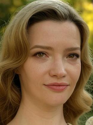 Talulah Riley — celebrity look-alike to Morfydd Clark