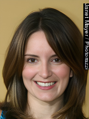 Tina Fey — celebrity look-alike to Dervla Kirwan