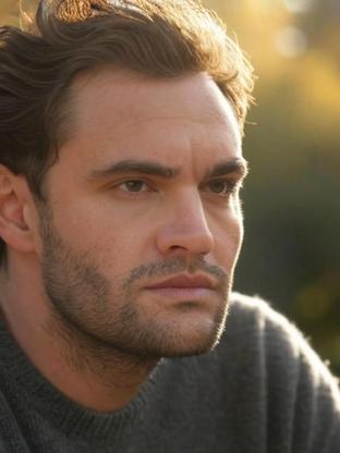 Tom Bateman — celebrity look-alike to Penn Badgley
