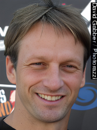 Tony Hawk — celebrity look-alike to Simon McBurney