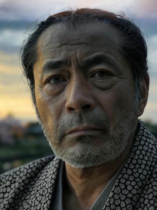 Toshirô Mifune — celebrity look-alike to John Carradine