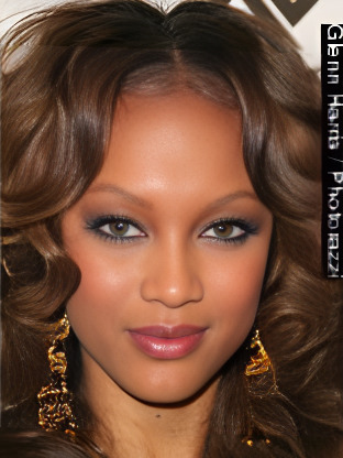 Tyra Banks — celebrity look-alike to Beyoncé