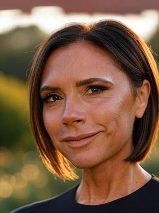 Victoria Beckham — celebrity look-alike to Sepideh Moafi