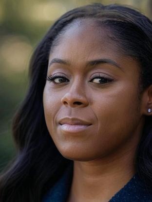 Person who looks like Dominique Fishback