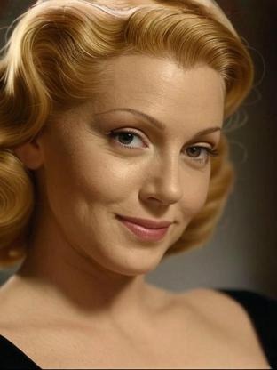 Person who looks like Lauren Bacall