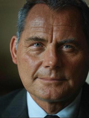 Person who looks like Peter Finch