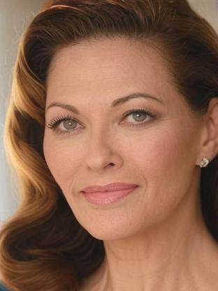 Person who looks like Loretta Young