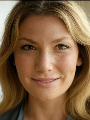 Person who looks like Lisa Faulkner