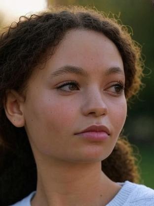 Person who looks like Shalom Brune-Franklin