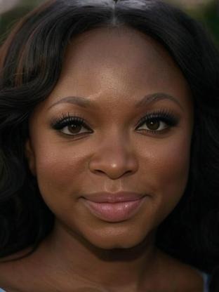 Person who looks like Left Eye (Rapper)