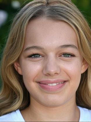 Person who looks like Teagan Croft