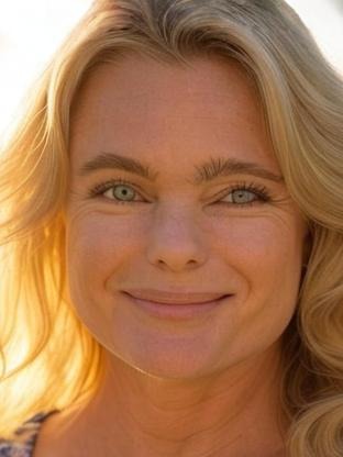 Person who looks like Gabrielle Anwar