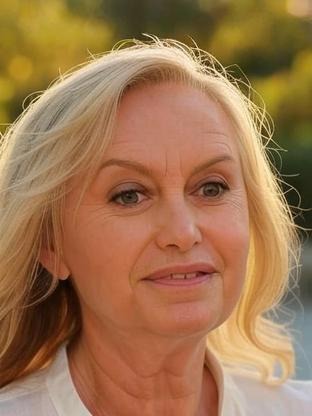 Person who looks like Farrah Fawcett