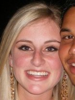 Person who looks like Katie Lohmann