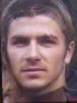 Person who looks like David Beckham