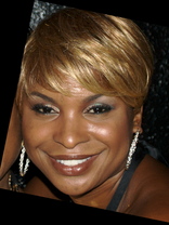 Person who looks like Mary J. Blige