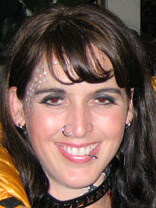 Person who looks like Kat Von D