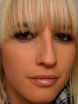 Person who looks like Ashlee Simpson