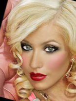 Person who looks like Christina Aguilera