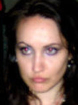 Person who looks like Angelina Jolie