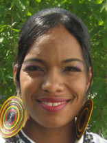 Person who looks like Rosario Dawson