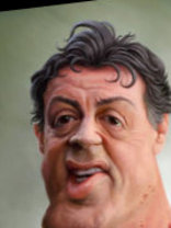 Person who looks like Sylvester Stallone