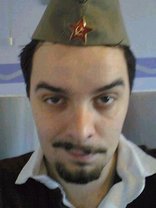 Person who looks like Tim Curry