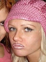 Person who looks like Pamela Anderson