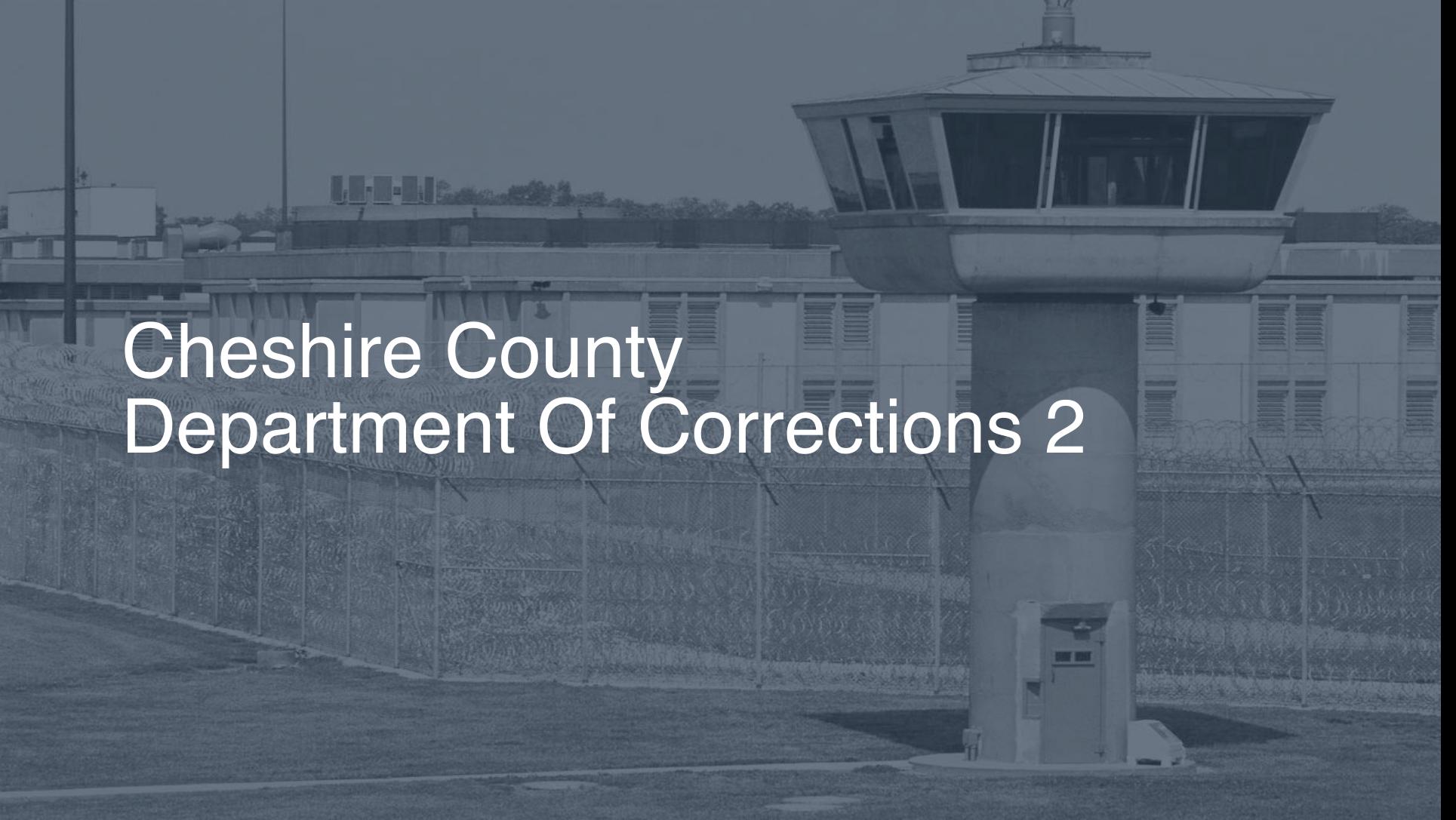 Cheshire County Department of Corrections Inmate Search, Lookup