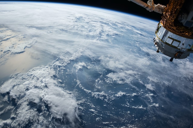 Ocean clouds seen from space