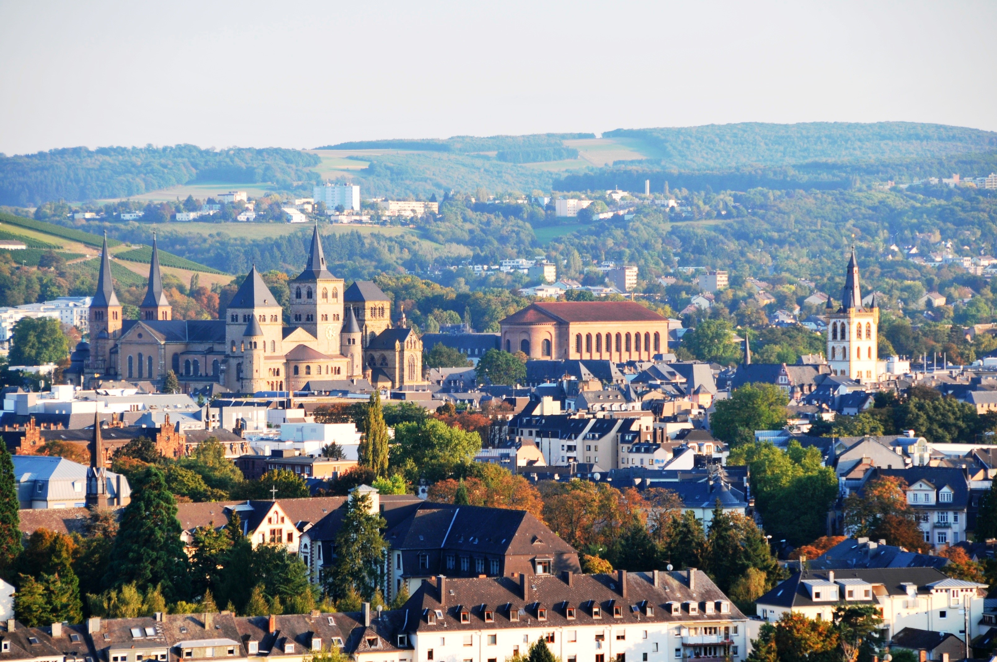 Aerial view of Trier, Germany