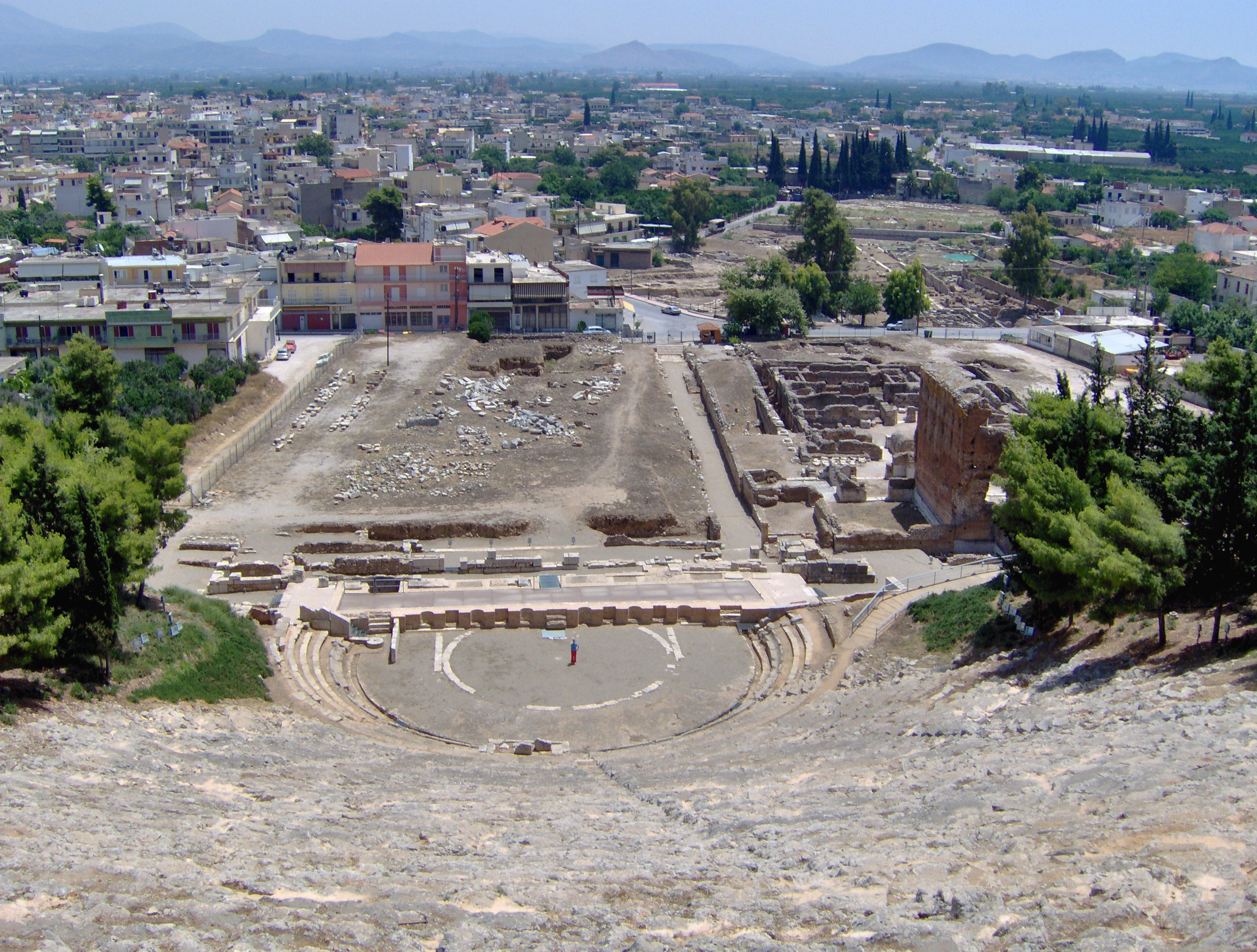 The ancient theatre in Argos