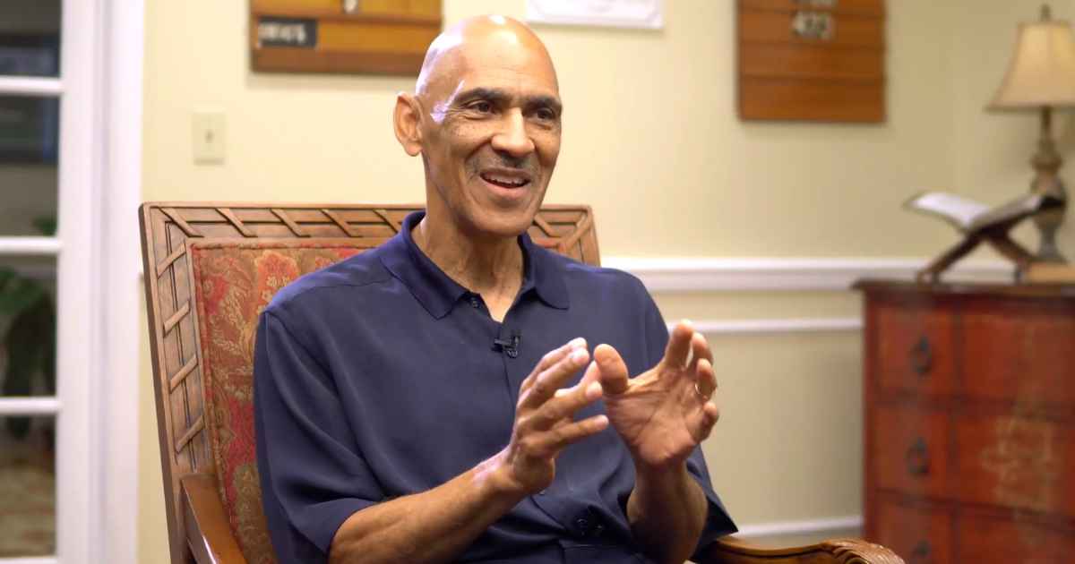 Coach Tony Dungy says it's been a 'blessing' to foster over 100 children