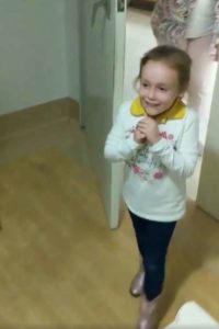 Girl Bursts Into Tears Of Joy After Seeing Her New Sibling For First