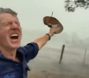 Doctor-enjoys-rain-Australian-fires-2