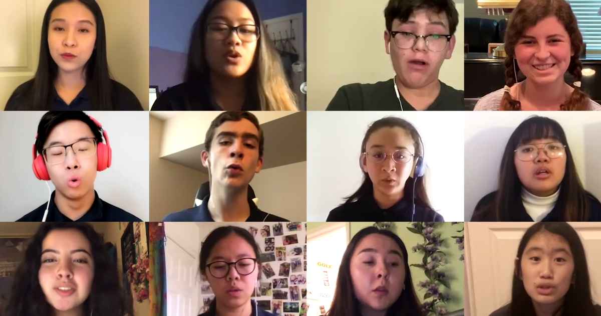 High School Choir Performs From Home After Annual Concert Is Canceled ...