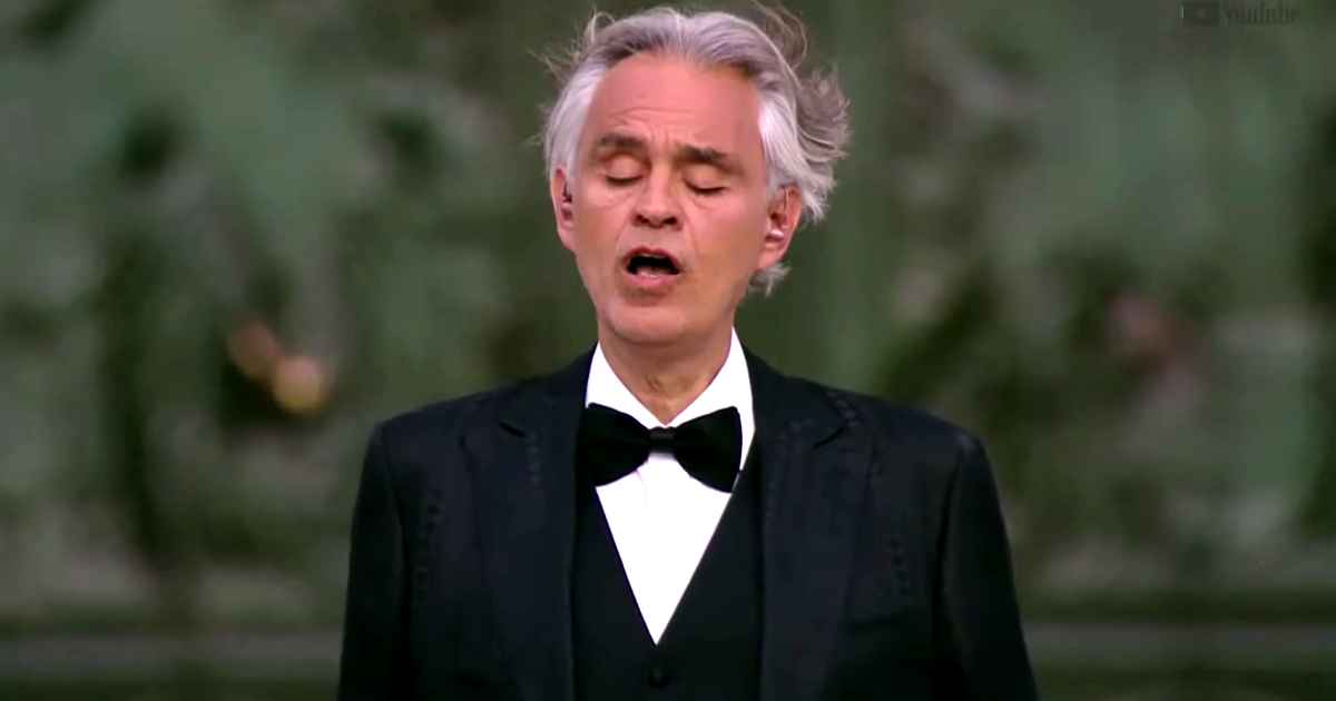 Andrea Bocelli: 'It's beautiful to sing for everybody